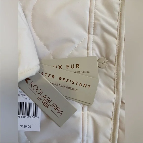 Koolaburra by UGG NWT Reversible Sherpa Quilted Jacket size Small - Picture 11 of 14